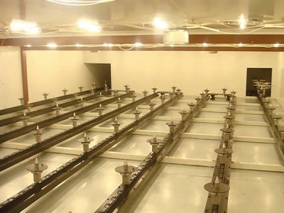 地轨式金属喷涂线