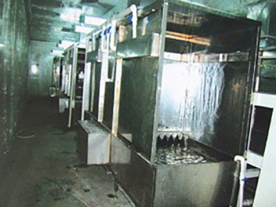 对喷式双工位水帘柜