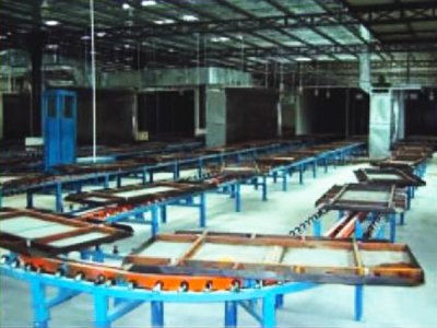 地盘式台车喷涂线  