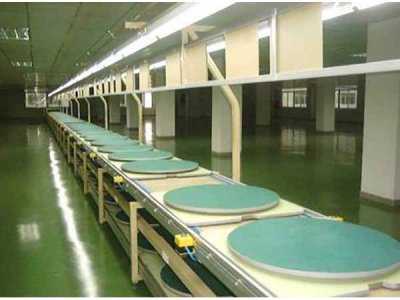 路灯倍速链组装线  